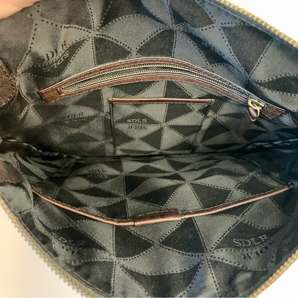 SADDLER SDLR Leather Flap Messenger Crossbody Bag - Picture 7 of 7